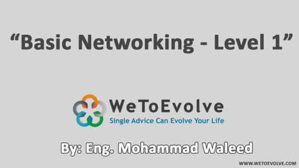 Basic Networking – Level 1